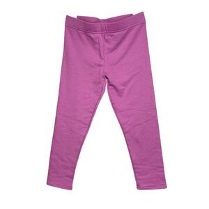 Cynthia Rowley Pink Dot Fleece Leggings Size 5/6
